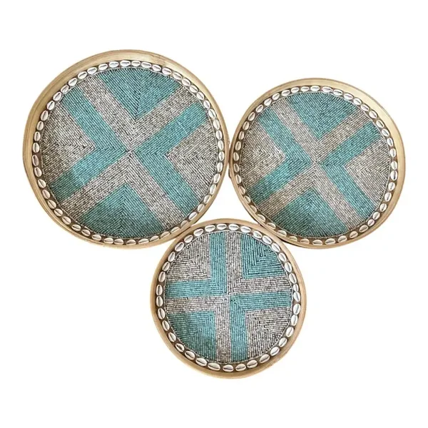 Set Tosca kralenschalen naturel