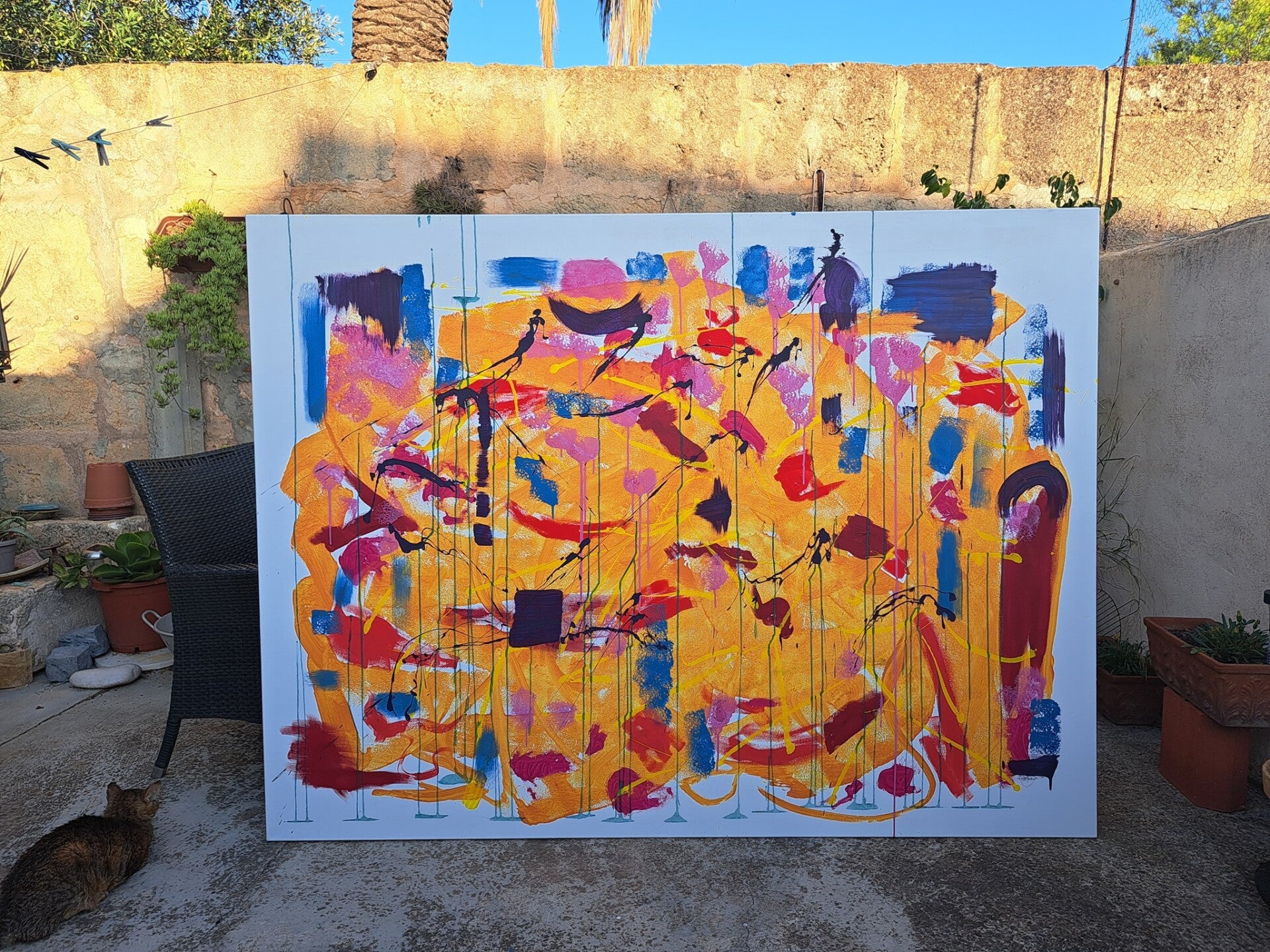 Acryl auf Canvas 200 x 150 cm