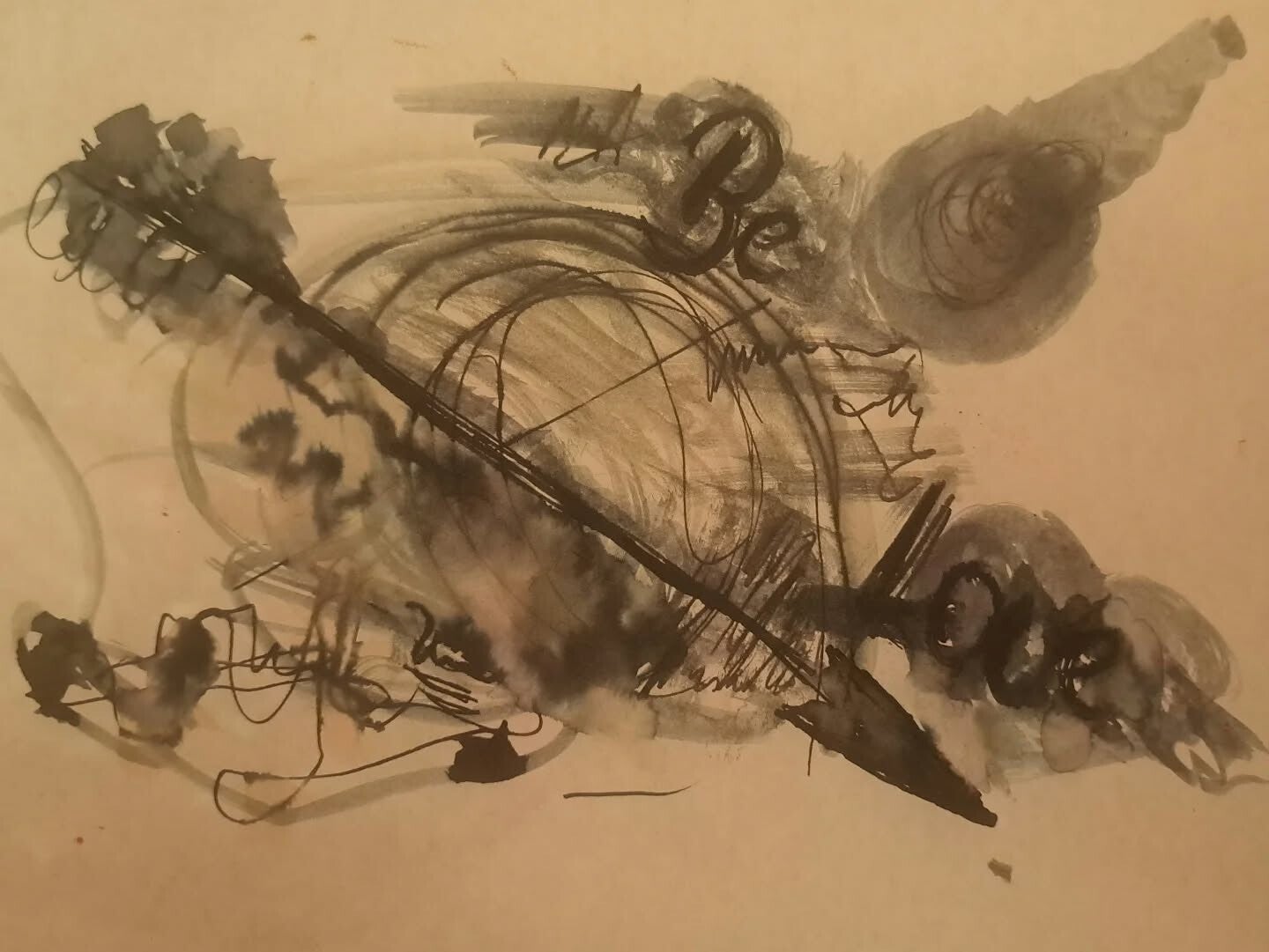 Tusche 21 x 29,5 cm