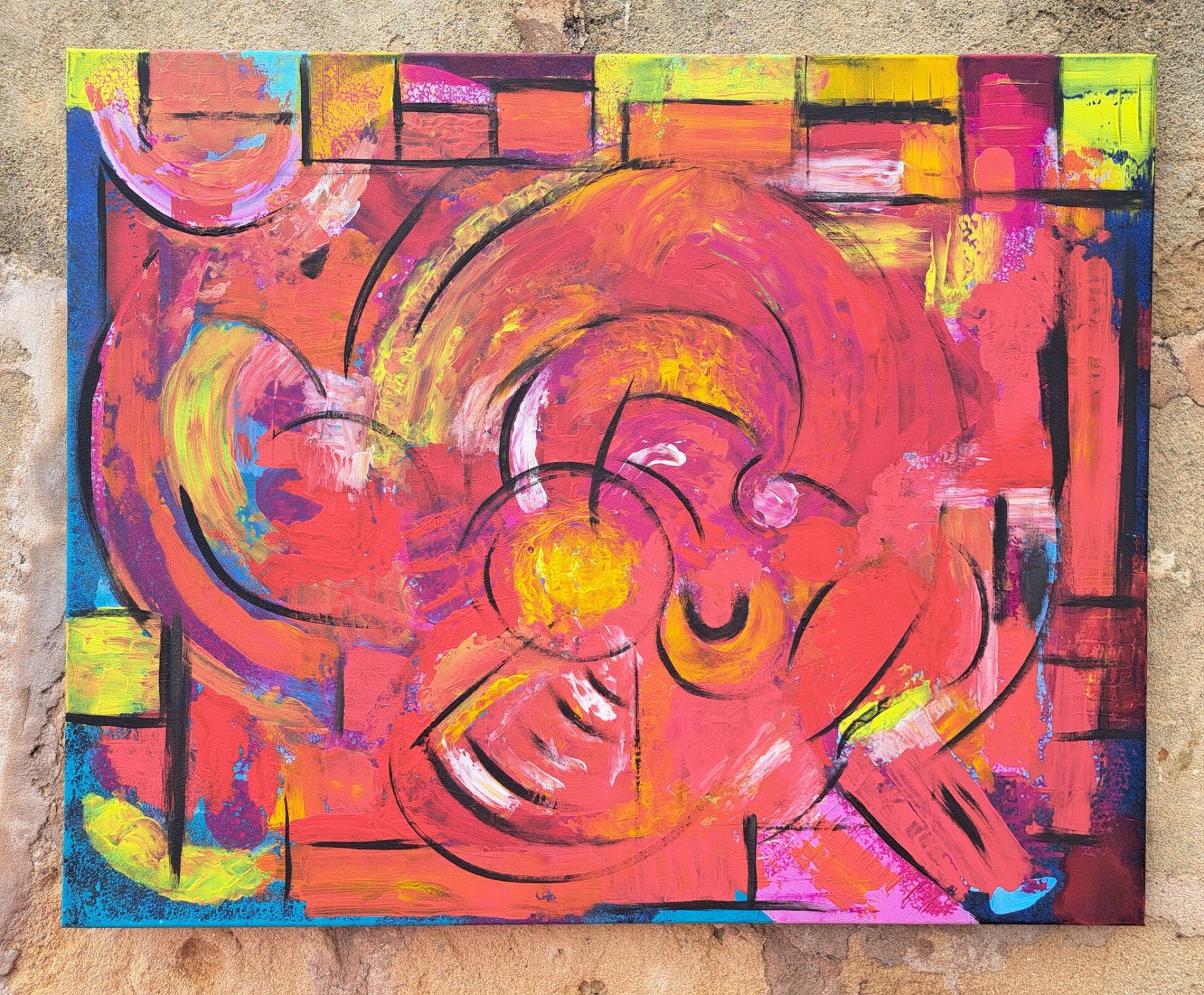 Acryl auf Canvas 90 x 60 cm