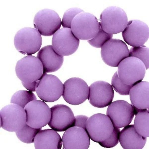 Acryl kralen 8MM matt Mash Brown – DIY kralen voor kinderkettingen & armbandjes