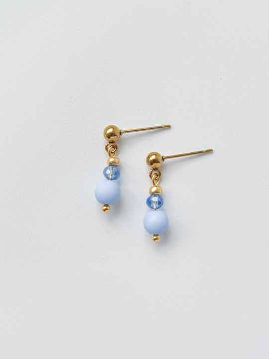 Oorbellen Kind | Blue  - blauw