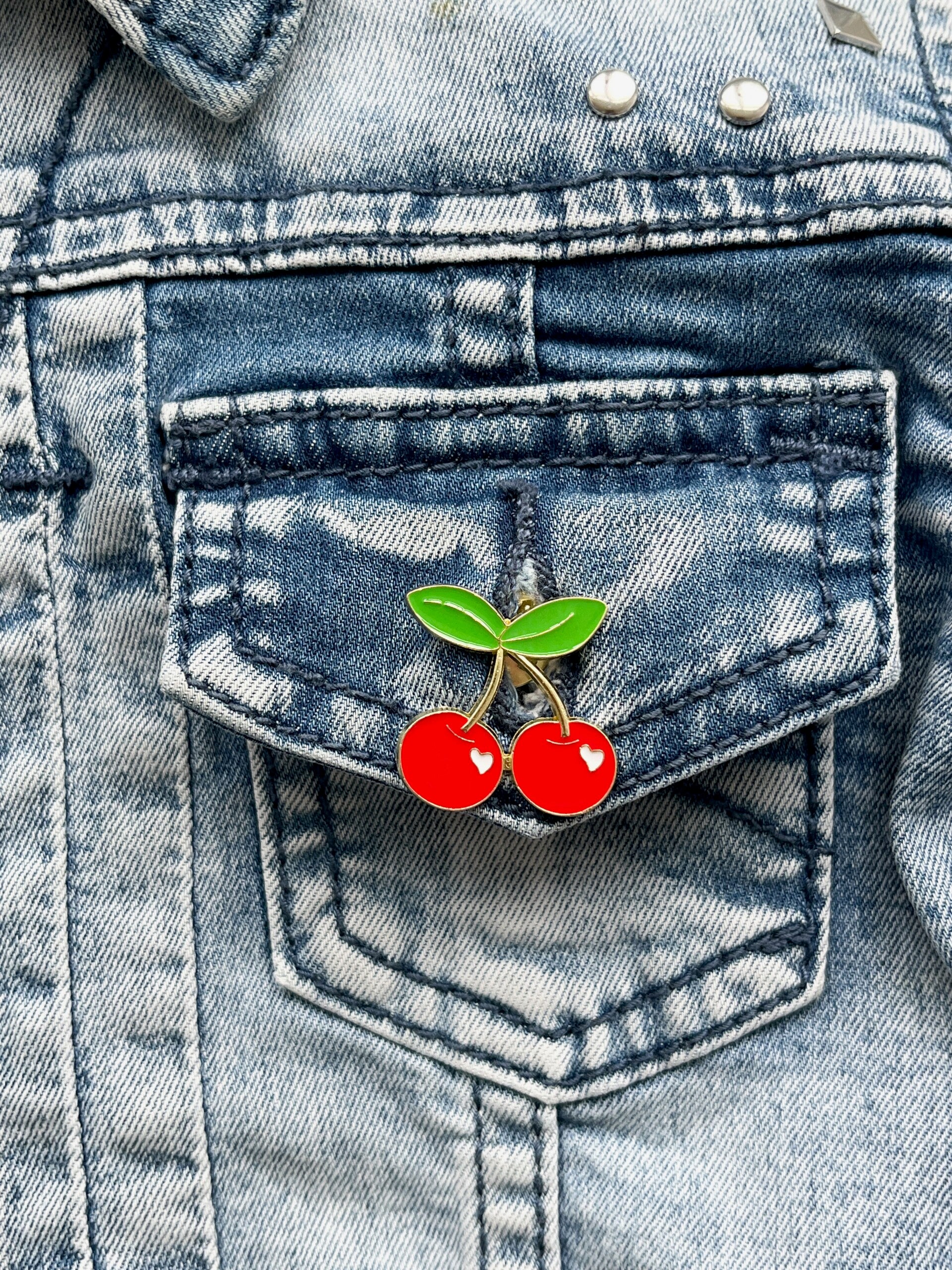 Pin - Kersen Pin voor kinderen & dames