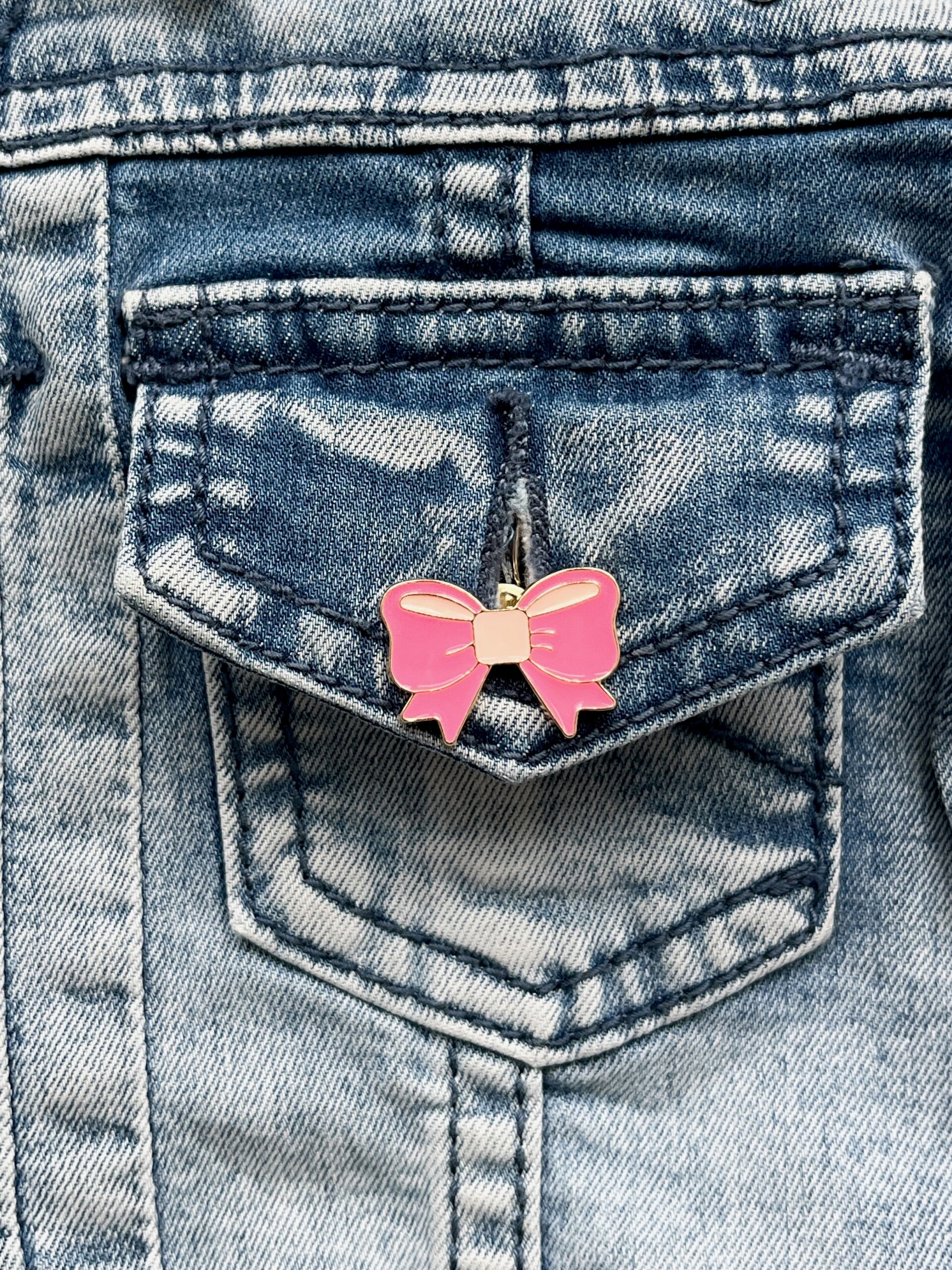 Pin - Roze Strik Pin voor kinderen & dames