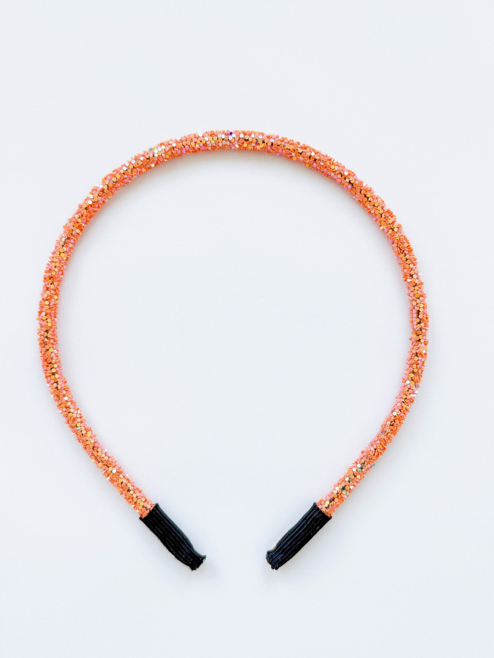 Haarband met all-over glitters - oranje