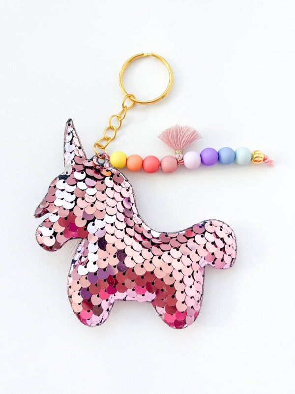 Sleutelhanger Unicorn - roze