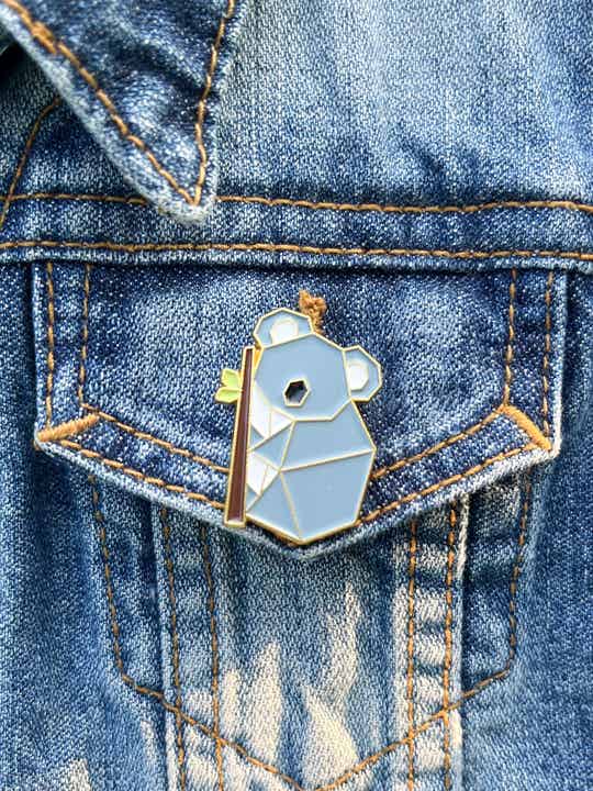 Pin Broche Koala - grijs