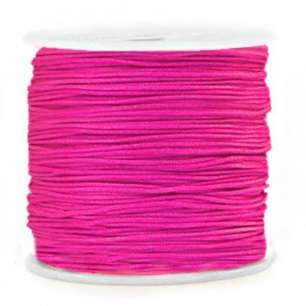 Macramé draad Fuchsia - 0,8mm
