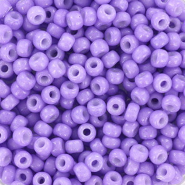 Miyuki Rocailles kralen 8/0 3mm Duracoat opaque columbine – DIY kralen voor kinderkettingen & armbandjes