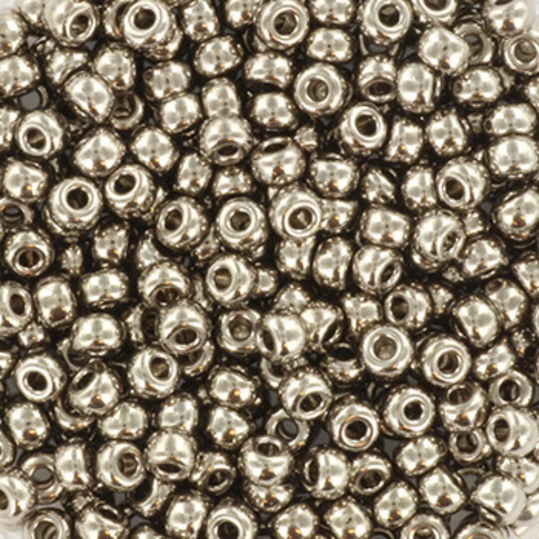 Miyuki Rocailles kralen 8/0 (3mm) Plated nickel – DIY kralen voor kinderkettingen & armbandjes