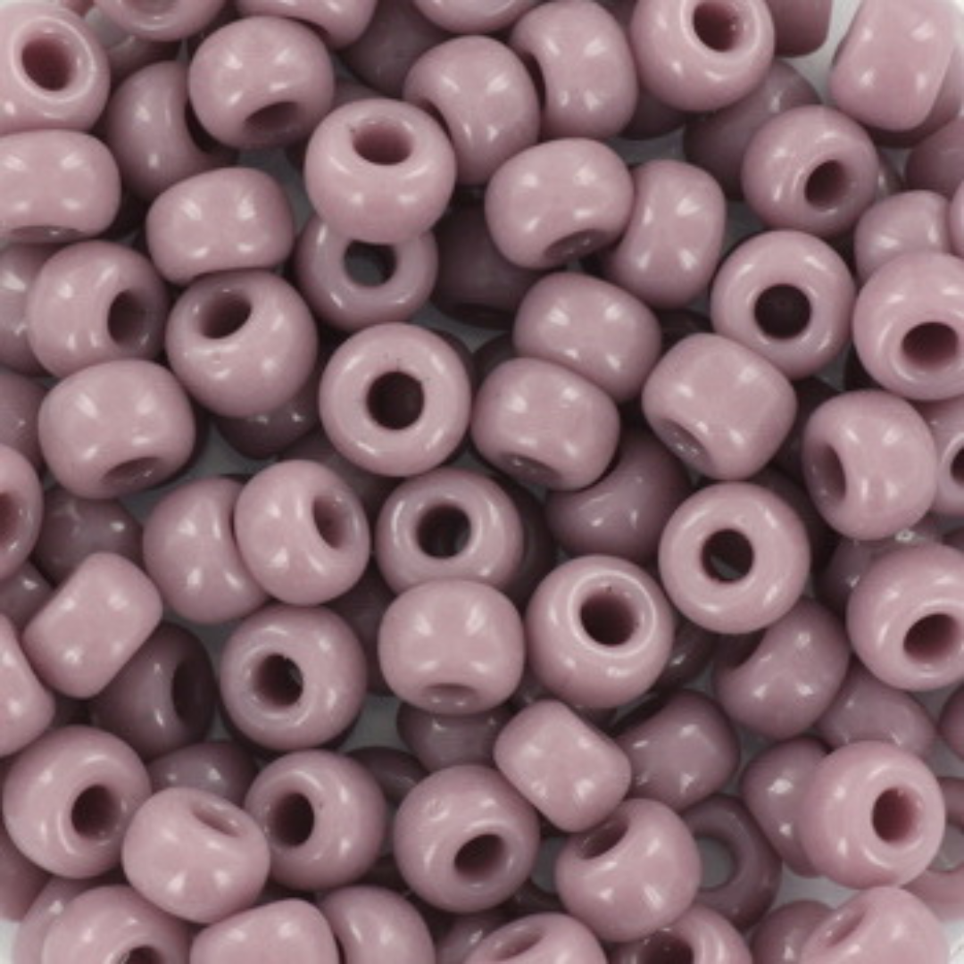 Miyuki Rocailles kralen 6/0 (4mm) Opaque mauve – DIY kralen voor kinderkettingen & armbandjes