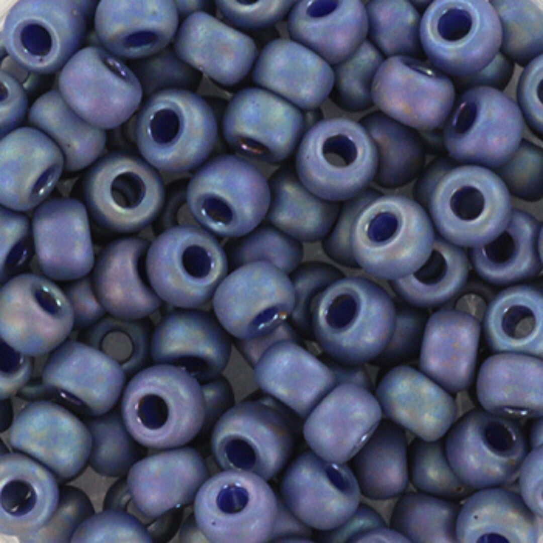 Miyuki Rocailles kralen 6/0 (4mm) Opaque glazed frosted rainbow bayberry – DIY kralen voor kinderkettingen & armbandjes