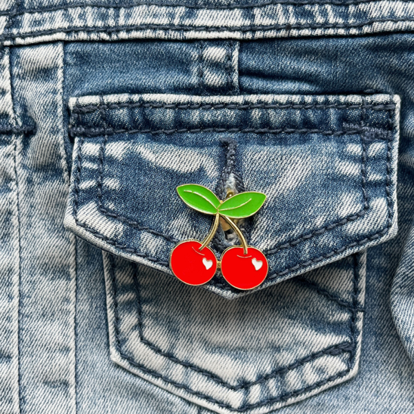 Pin - Kersen Pin voor kinderen & dames