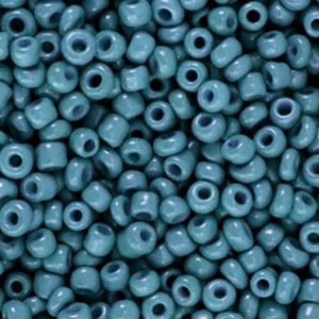 Rocailles kralen 6/0 4mm Bermuda Blue – DIY kralen voor kinderkettingen & armbandjes