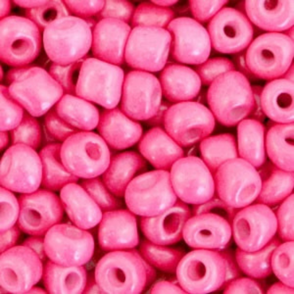 Rocailles kralen 6/0 4mm Bubblegum Pink – DIY kralen voor kinderkettingen & armbandjes