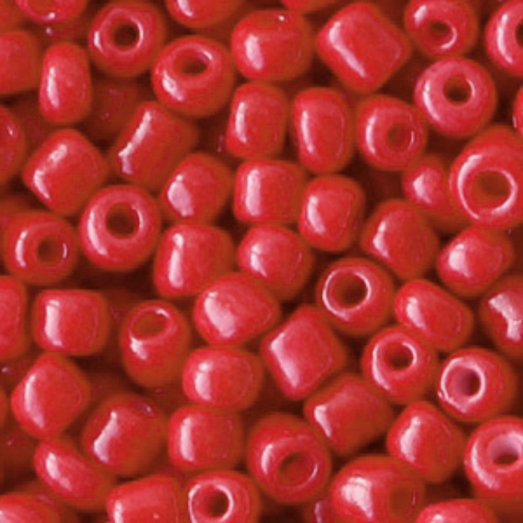 Rocailles kralen 6/0 4mm Crimson Red – DIY kralen voor kinderkettingen & armbandjes