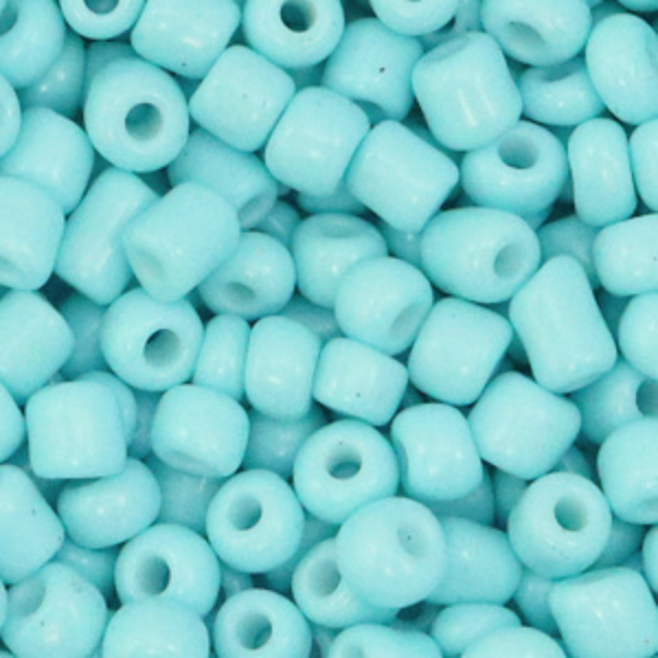 Rocailles kralen 6/0 4mm Light Turquoise Blue – DIY kralen voor kinderkettingen & armbandjes