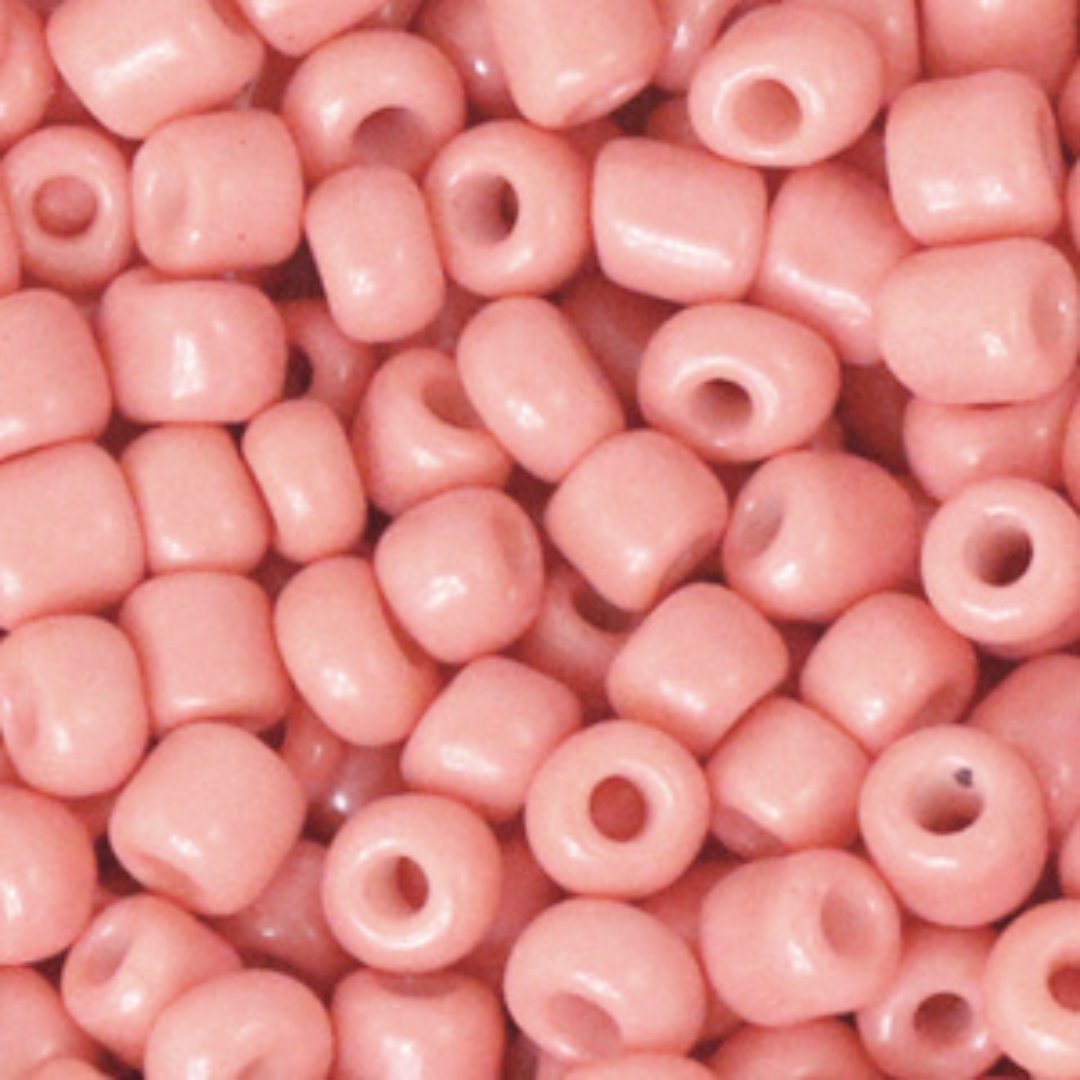Rocailles kralen 6/0 4mm Peach Pink – DIY kralen voor kinderkettingen & armbandjes