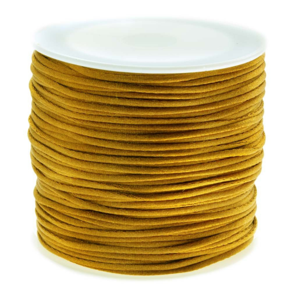 Satijnkoord Goud - 1mm