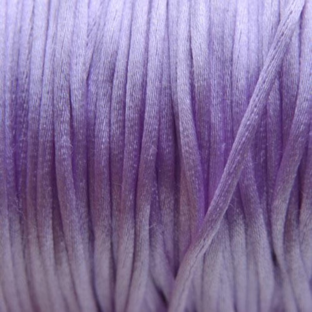Satijnkoord Lila - 2mm