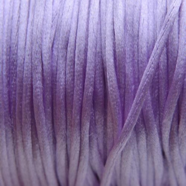 Satijnkoord Lila - 2mm