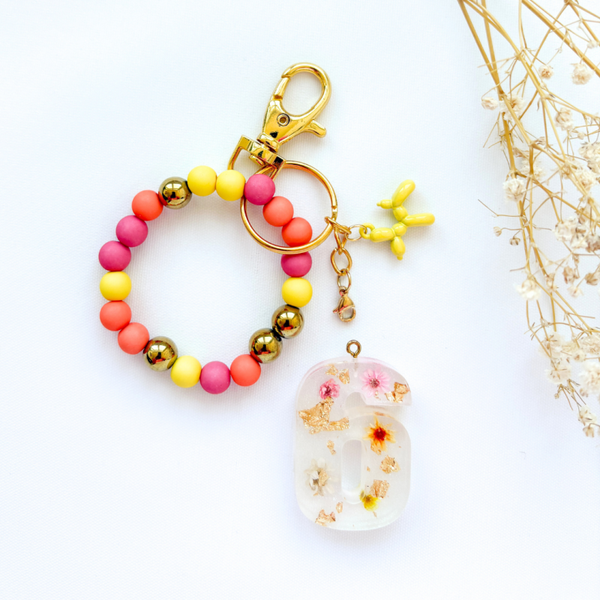 Sleutelhanger met armband – Uitbreidbaar met verwisselbare bedel