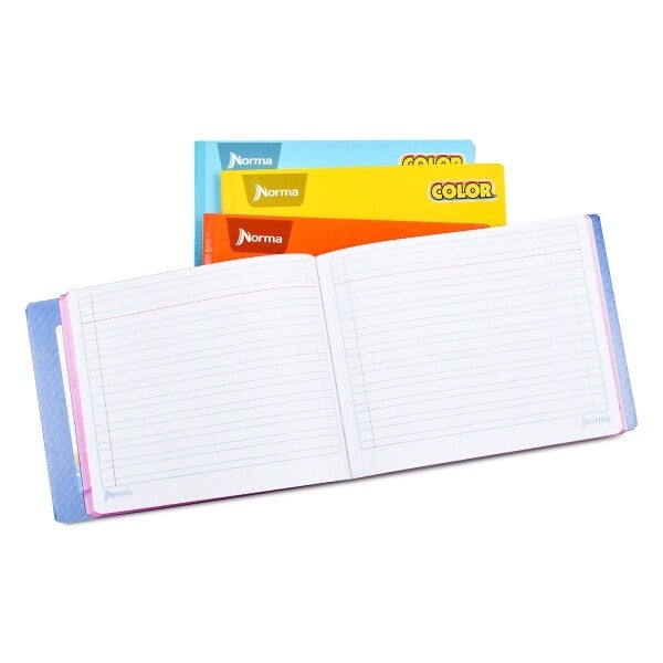 CUADERNO ITALIANO COSIDO DOBLE RAYA NORMA 360
