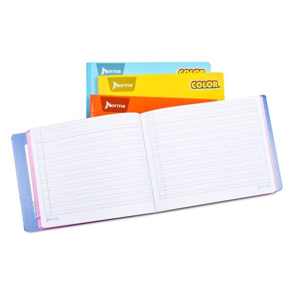 CUADERNO ITALIANO COSIDO DOBLE RAYA NORMA 360