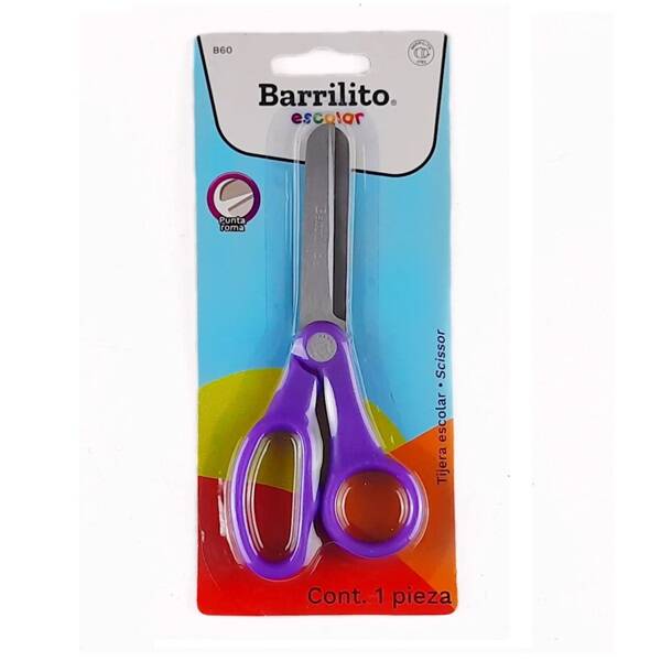 TIJERA ESCOLAR B60 BARRILITO