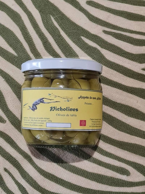 Picholines olives de table