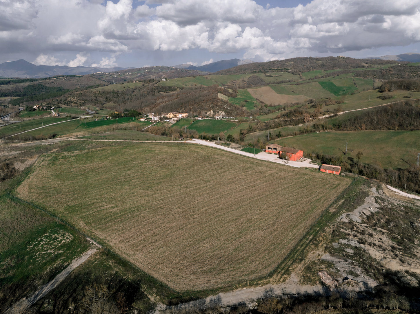 Landscape before the development of Habitat Infrastructure