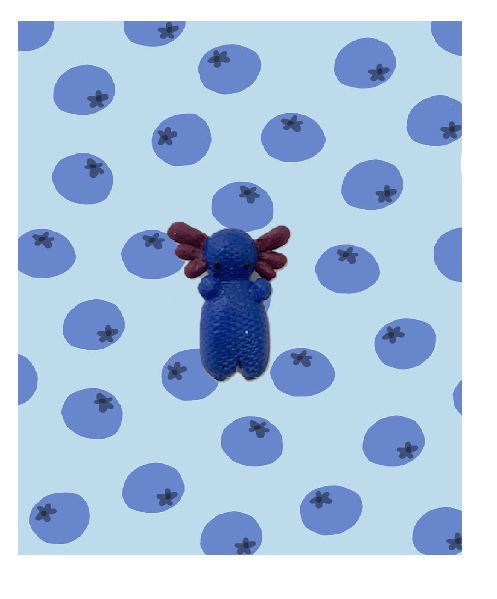 Mustikka Axolot Magneetti