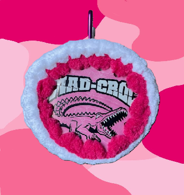 Pinkki MadCroc Kiekkopussukka