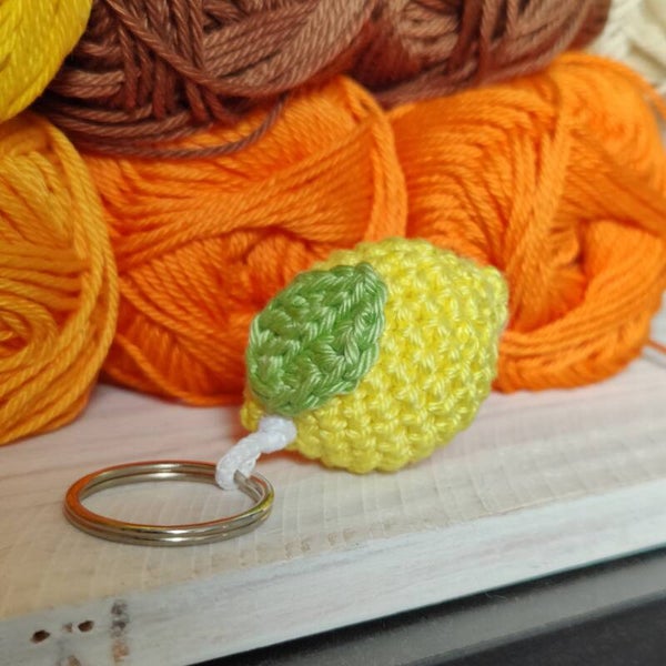 Porte-clés citron