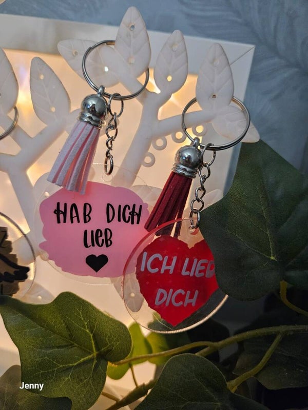 Schlüsselanhänger rosa