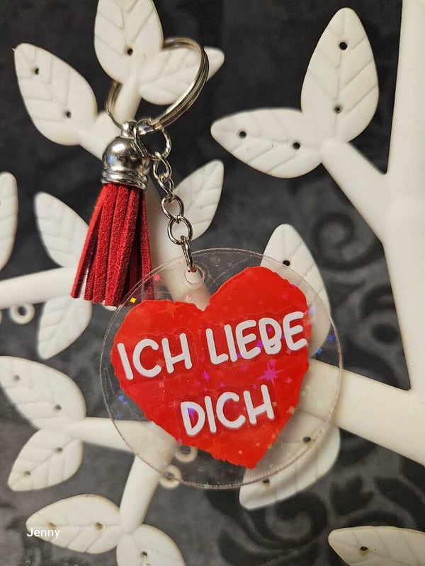 Schlüsselanhänger "ich liebe Dich"