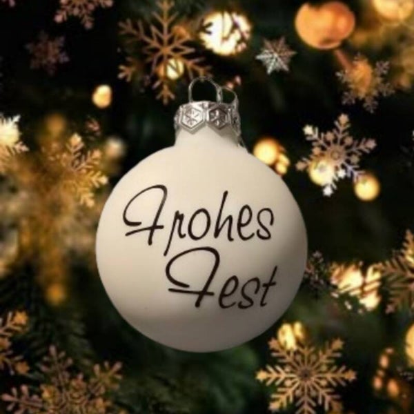 Weihnachtskugel "Frohes Fest"