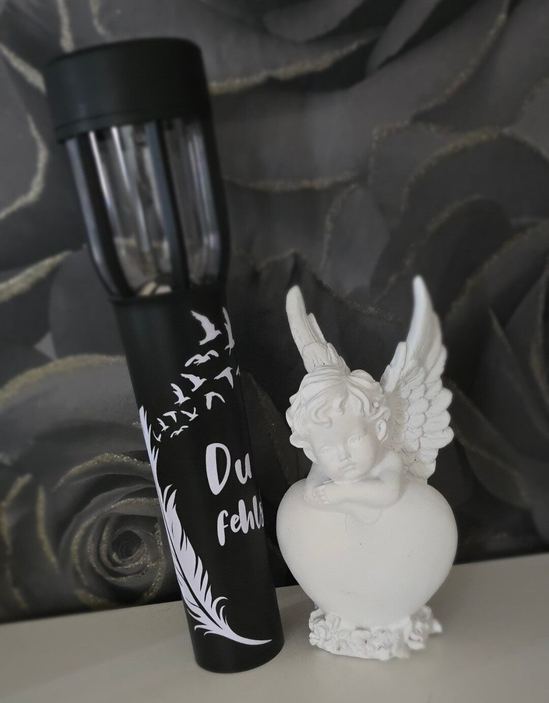 Gedenklampe "Du fehlst"