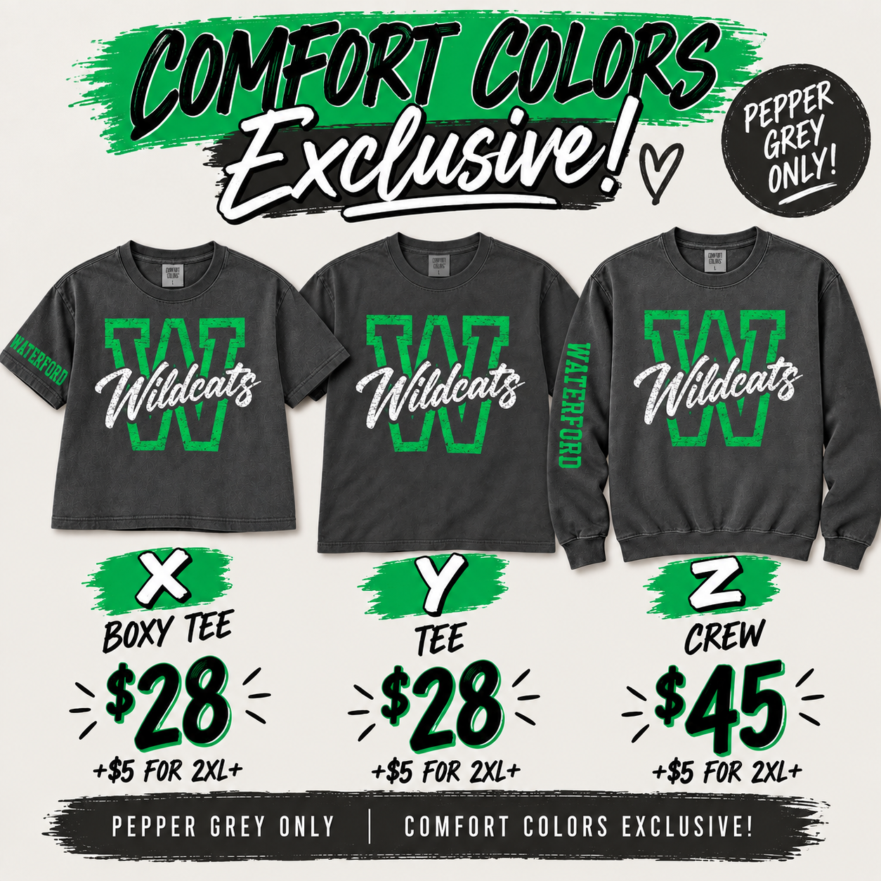Waterford Comfort Colors Exclusive