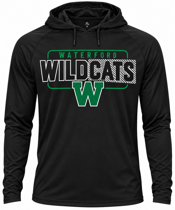 Waterford-Cat-cha Later Hooded Long Sleeve Performance Tee