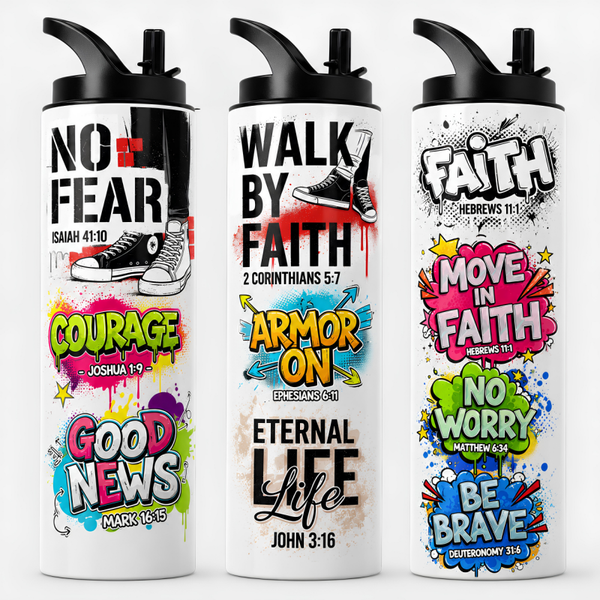 3 aparte varianten. No Fear Walk by Faith Faith / Move in Faith