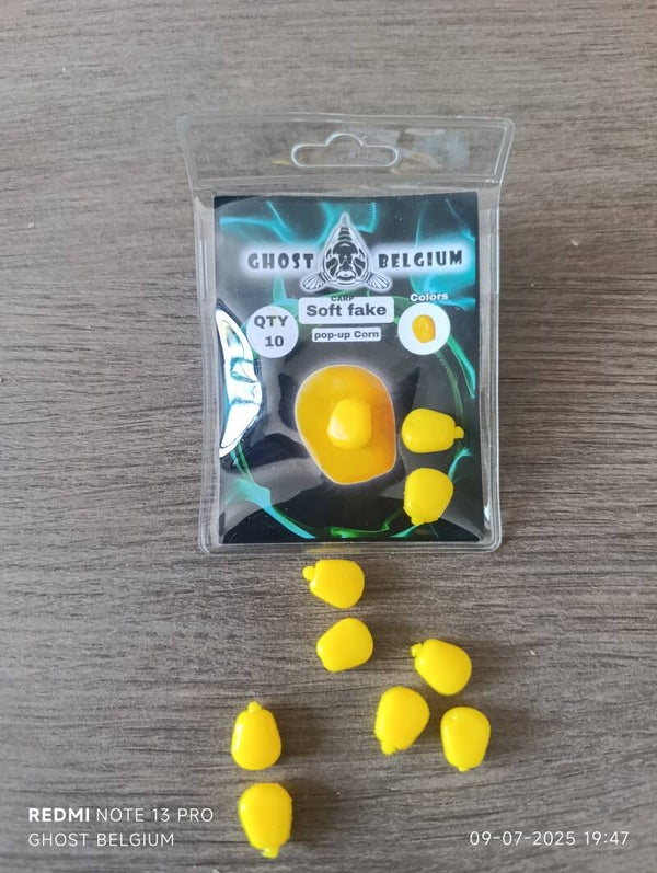 Soft fake pop corn yellow