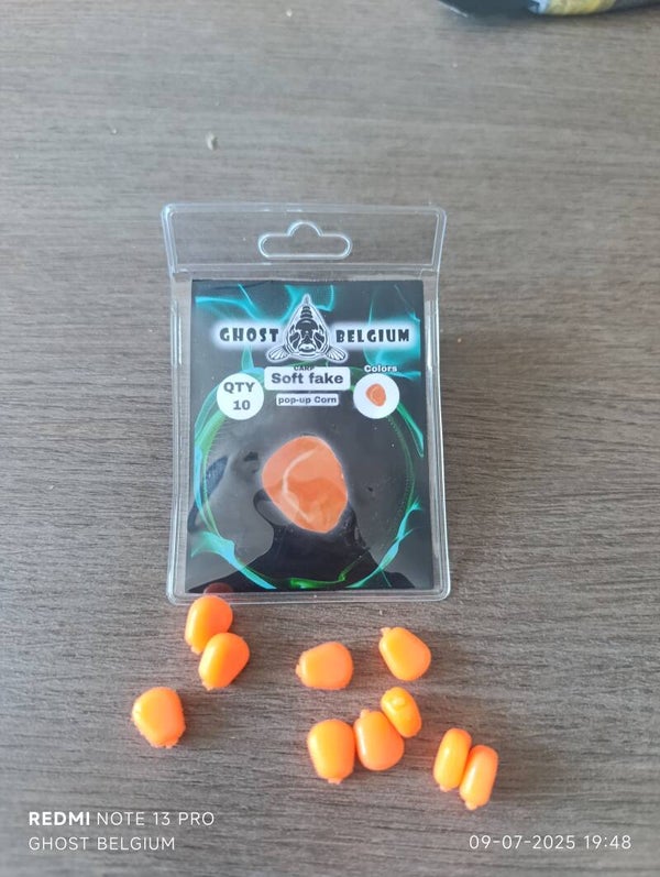 soft fake pop up corn orange