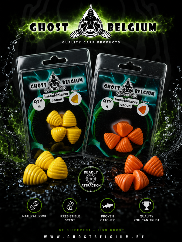 halve cocoon insectenlarve