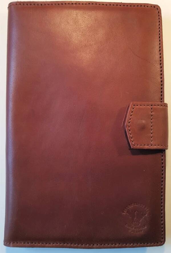 Pochette en cuir pour tablette
