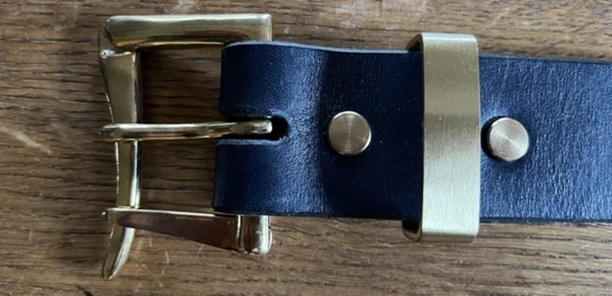 Ceinture en cuir pleine fleur – boucle à ouverture rapide type Fireman