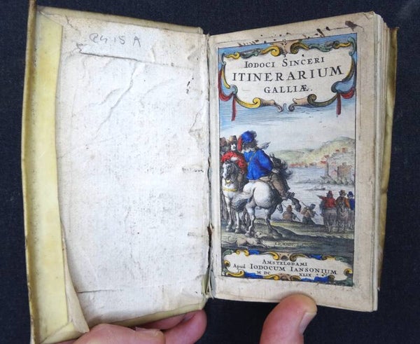 Book Europe, France, Belgium, Netherlands, UK, Switzerland Janssonius, 1649, Itinerarium Galliae, ita accommodatum, ut eius ductu mediocri tempore tota Gallia obiri, Anglia & Belgium adiri possint [...].
