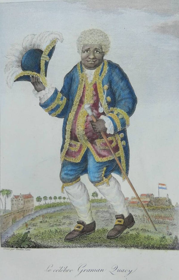 Suriname, Paramaribo, Kwasi, Stedman, 1798, Le Celebre Graman Quacy