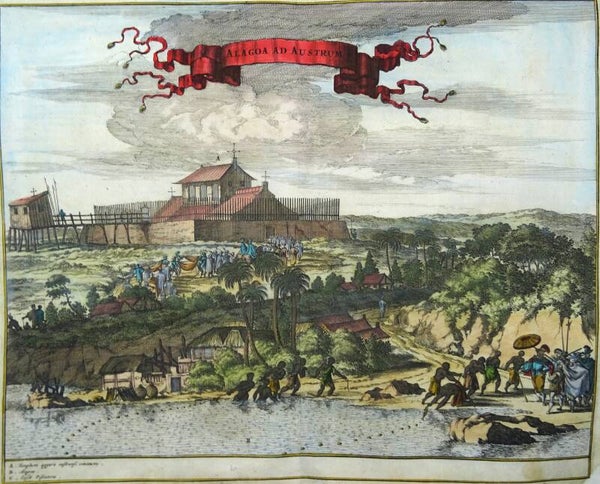 Brazil, Alagoas, Maceió, Montanus / Van Meurs, 1671, Alagoa ad Austrum.