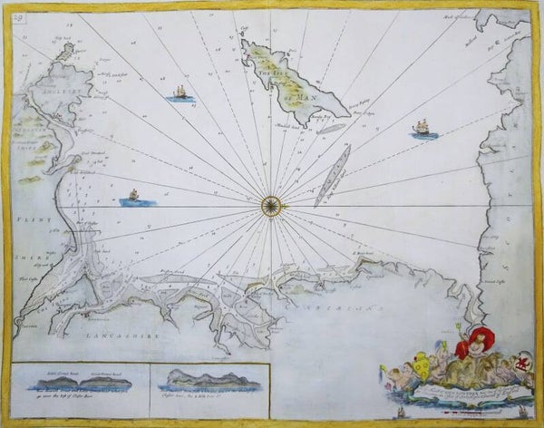 UK, Wales, Liverpool, Anglesey, Isle of Man... Mount/Page, 1781, The Isle of Man